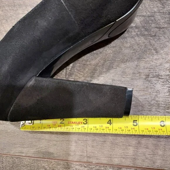 Nine West Women Devika Black Suede Pumps US Size 7.5 Dressy Event Office - Picture 11 of 11